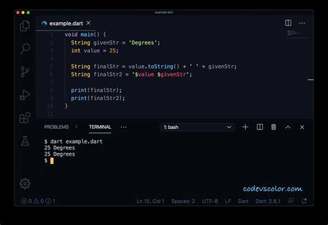 Dart Program To Concat String With Integer Codevscolor Hot Sex Picture