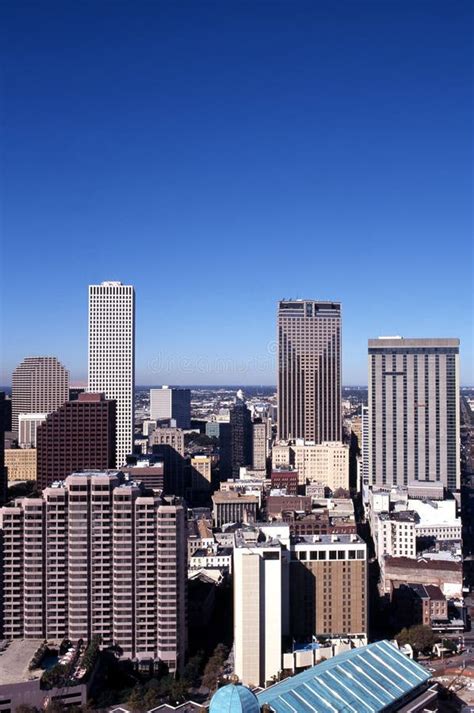 City Skyscrapers New Orleans Usa Stock Photo Image Of District