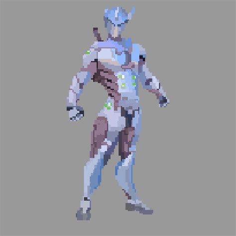 Genji Pixel Art From Overwatch By Caickmil On Deviantart