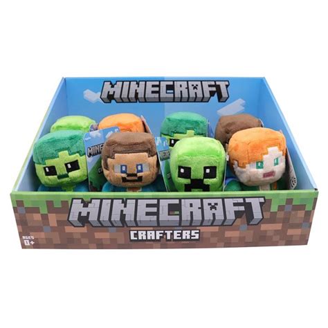 Minecraft Crafters 4 Plush Assorted Toys And Gadgets Zing Pop
