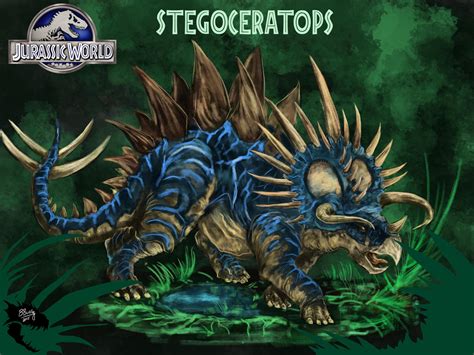 Jurassic World Stegoceratops By Wretchedspawn2012 On Deviantart
