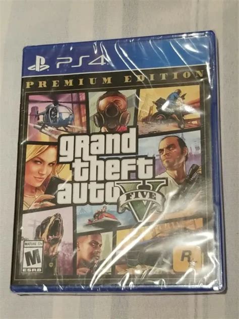 Grand Theft Auto V Gta 5 Premium Edition Ps4 New Sealed Free