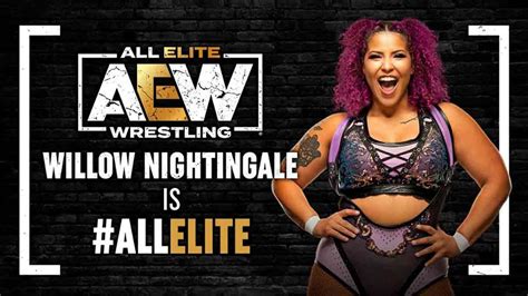 Aew Ficha A Willow Nightingale Mundo Wrestling