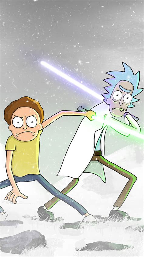 Rick And Morty Star Wars 4k Wallpaper