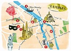 Bamberg, Karte, Stadtplan, City, … – Bild kaufen – 10310489 Image ...