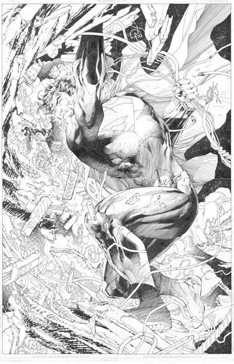 Superman Unchained By Jim Lee And Scott Williams Comic Art Comic