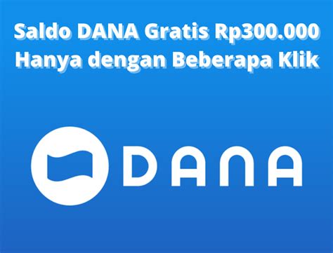 Rp Saldo Dana Gratis Cair Tiap Hari Modal Klik