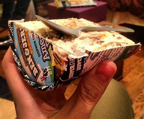 Double caramel, almond, white chocolate, dark chocolate Best Way to Split a Pint of Ice Cream « Gluttoner: You ...
