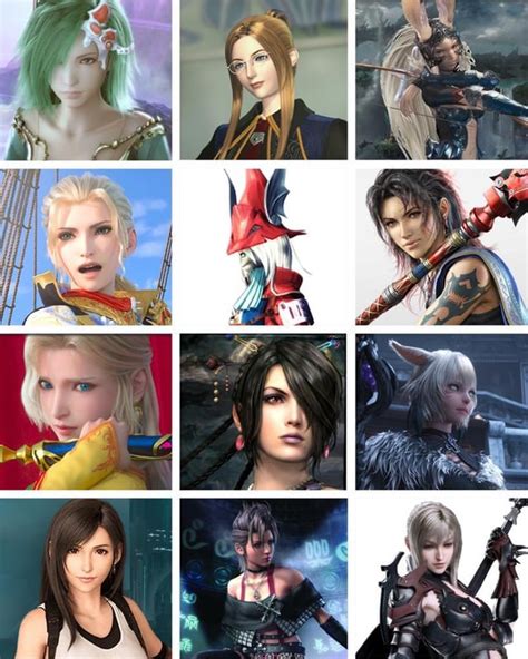 I Noticed That In Each Ff Game Theres Almost Always Three Main Female Characters In Your