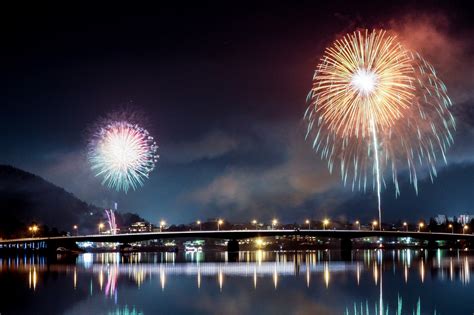 Lake Kawaguchiko Fireworks Festival Kojosai Japan Web Magazine