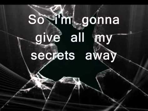 All my secrets away, all my secrets away. One Republic - Secrets Lyrics (in description) HD - YouTube