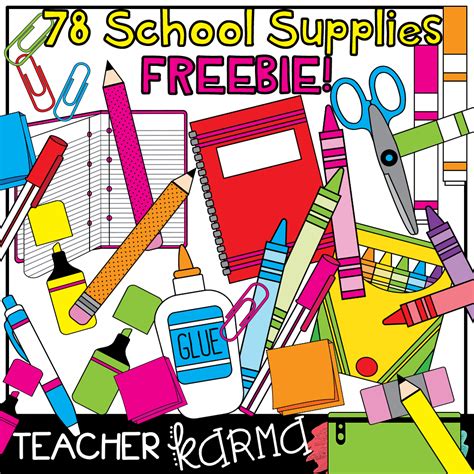 Free Clipart For Teachers 78 Pieces — Teacher Karma