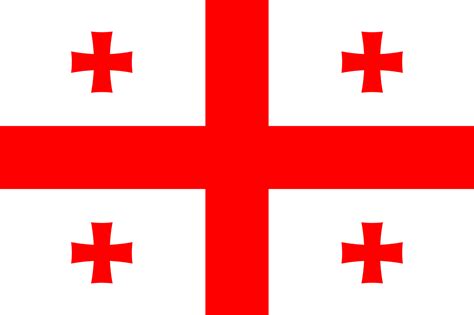 Fileflag Of Georgia Transparent Backgroundsvg Wikimedia Commons
