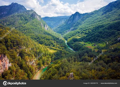 Amazing Valley Tara River Montenegro Stock Photo By ©jahmaica 362539176