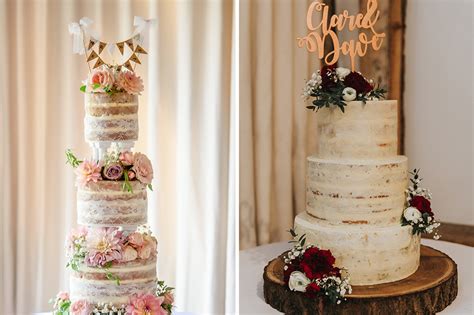 Southern floral glam barn wedding. Delicious Wedding Cakes For All Budgets | Clock Barn