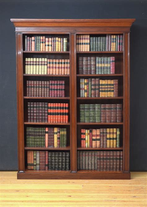 Victorian Mahogany Open Bookcase Antiques Atlas