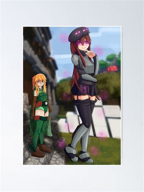 Minecraft Mob Talker Cupa And Andr Alt Designs Poster For Sale By Qcoolcan Redbubble