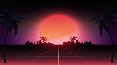 2560x1440 Retrowave Road To City 4k 1440p Resolution Hd 4k Wallpapers