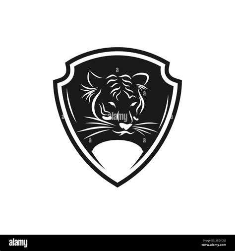 Tiger Face Logo Emblem Template Mascot Symbol For Business Or Shirt