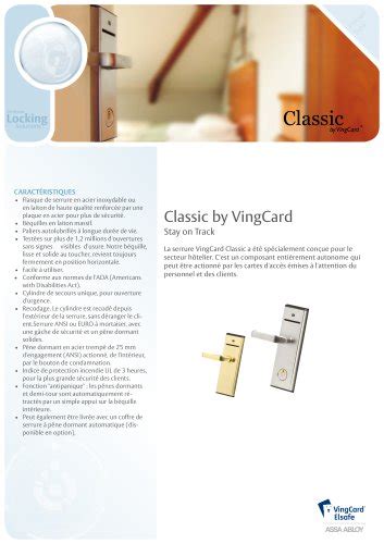 Tous Les Catalogues Et Fiches Techniques Pdf Assa Abloy Global Solutions