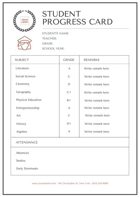 Free Printable Report Cards For Teachers Pic Tools
