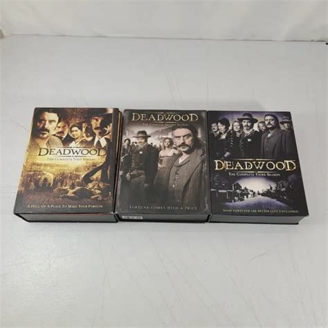 deadwood dvd complete series set 2007 hbo seasons 1 3 18 discs 24 00 picclick