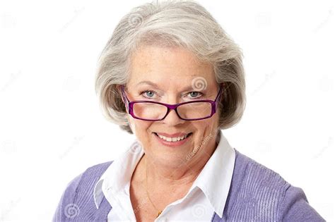 Older Woman With Glasses Stock Image Image Of Eyes Senior 39129883