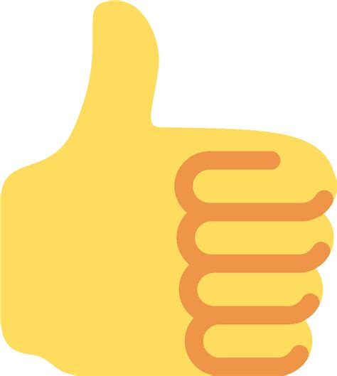 Download Thumbs Up Emoji Clipart 👍 👍 👍 Meaning Png Download