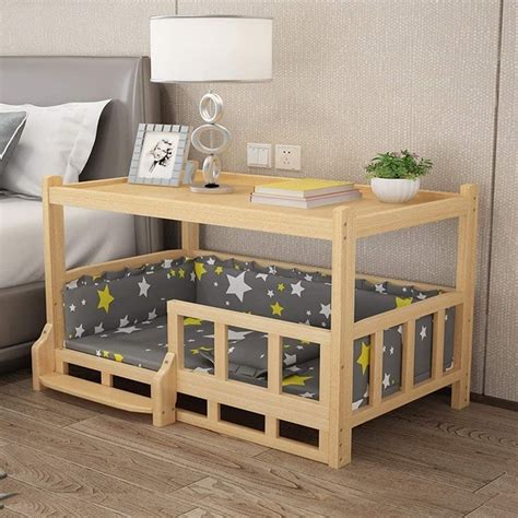 Wooden Elevated Dog Bed Plan Bedside Sofa Side End Table With Etsy