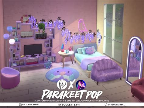 parakeet pop cissouryne pastel cc sims 4 syboulette custom content for the sims 4
