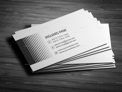 Sleek Business Card By Craftfog Graphicriver