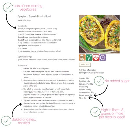 Print recipes to any windows. Diabetes-Friendly Recipe Guide - SNAP4CT