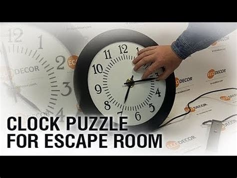 Clock Puzzle For Escape Room Youtube