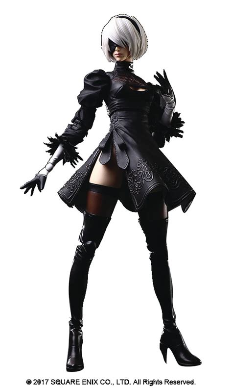 Apr228324 Nier Automata Play Arts Kai 2b Yorha No 2 Type B Af Dlx Ver