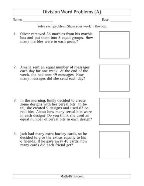 Check spelling or type a new query. Division Word Problems Worksheets Grade 4 Pdf - Step By ...