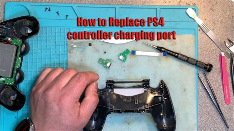 How To Replace Ps4 Controller Charging Port Youtube