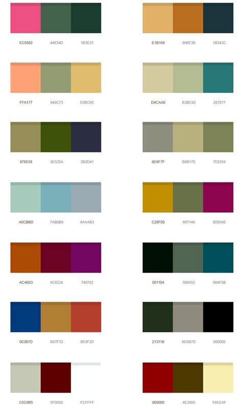 14 Wonderful Color Palettes Psd Graphicsfuel Good Color