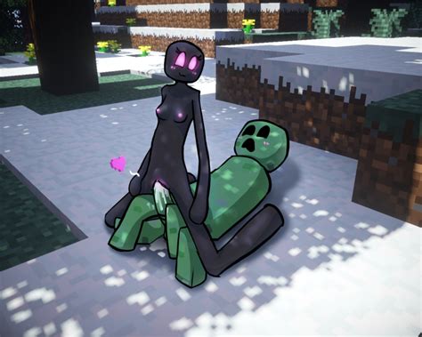 Rule 34 Bulge Creeper Cum Cum In Pussy Cum Inside Enderman Enderwoman