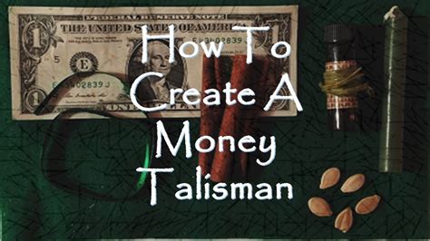 How To Create A Money Talisman Youtube