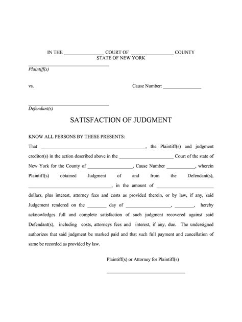 Satisfaction Of Judgment Letter Example Fill Out And Sign Online Dochub
