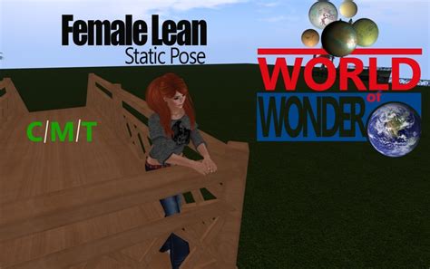 Second Life Marketplace Wow Female Lean Full Perm Pose