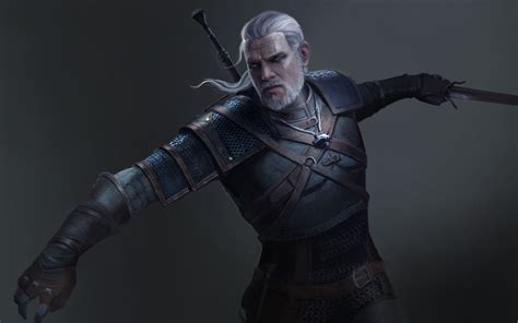 2880x1800 Geralt In The Witcher 3 Macbook Pro Retina Wallpaper Hd