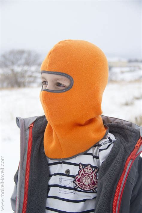 How to make sewing patterns on computer. Make your own Balaclava (or ski-type mask) | Sewing fleece ...