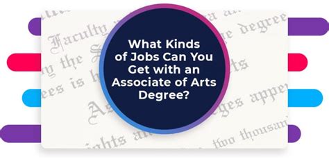 What Kinds Of Jobs Can You Get With An Associate Of Arts Degree