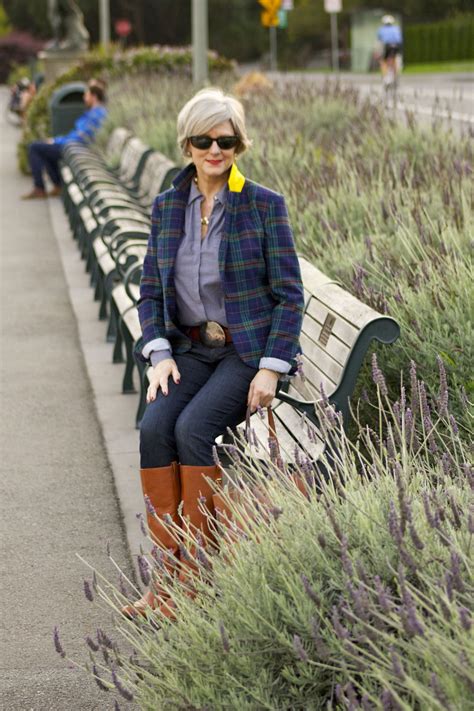 Trends Come And Go But True Style Is Ageless — Monday Blues Denim Anntaylor Plaid Fashion