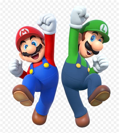 Mario And Luigi Jumping Clipart Super Mario And Luigi Pngmario