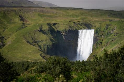 Premium Photo Skogafoss Waterfall The Biggest Waterfall In Skogar Iceland