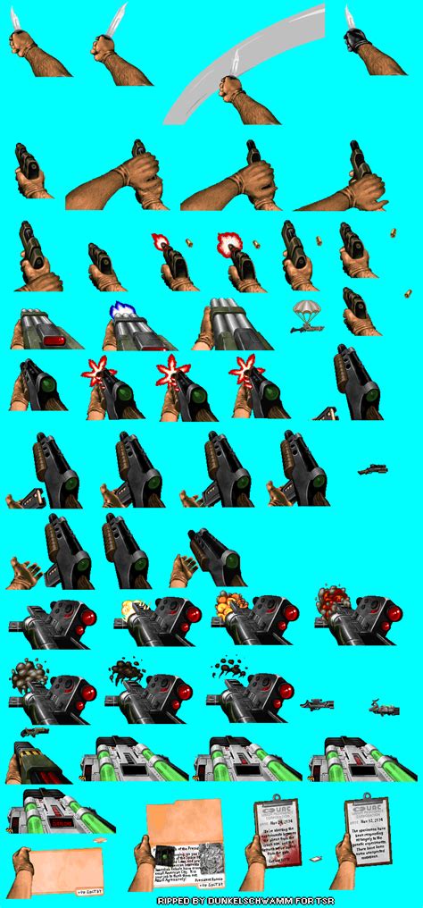 Pc Computer Action Doom Weapons The Spriters Resource