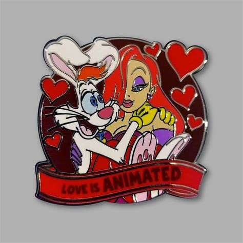 Love Is Animated Jessica Jessica Rabbit Disneyland Pins Disney Love