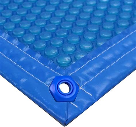 Swimming Pool Solar Cover Blue Rectangle Heating Film Floating Blankets For In Ground Pools